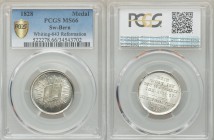 Bern. Canton silver "300th Anniversary of the Bern Reformation" Medal 1828 MS66 PCGS, Whiting-643, Schweizer Medaillen-579. 29mm. 4.54gm. BIBLIA SACRA...