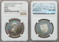 Aargau. Canton silver "Albrecht Rengger" Medal 1835 MS66 NGC, 33mm. 14.94gm. Bust left / Coat of arms, numbered with 01354. Superbly toned.

HID098012...