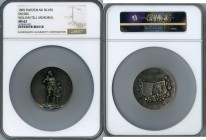 Confederation silver "Uri - William Tell Monument" Medal 1895 MS62 NGC, SM-904, K-314, Wund-3427. 51.52gm. By F. Homberg. William Tell stands with his...