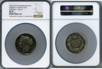 Confederation "Bern - Exhibition for Agriculture, Forestry & Fisheries" silver Medal 1895 MS63 NGC, 50mm. 51.47gm. SCHWEIZ. AUSTELLUNG FUR LAND & FORS...