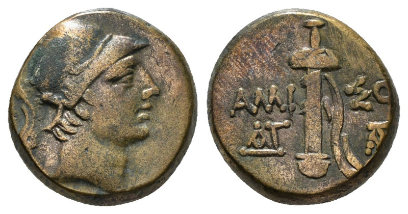 PONTOS. Amisos. Ae (Circa 111-105 or 95-90 BC). Struck under Mithradates VI Eupa...