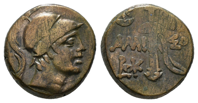 PONTOS. Amisos. Ae (Circa 111-105 or 95-90 BC). Struck under Mithradates VI Eupa...