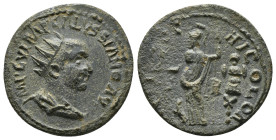 PISIDIA, Antioch. Volusian (Augustus, 251-253) under Trebonianus Gallus AE.
Obv: IMP C VIR AP CALVSSIANO AVG; radiate, draped and cuirassed bust of Vo...