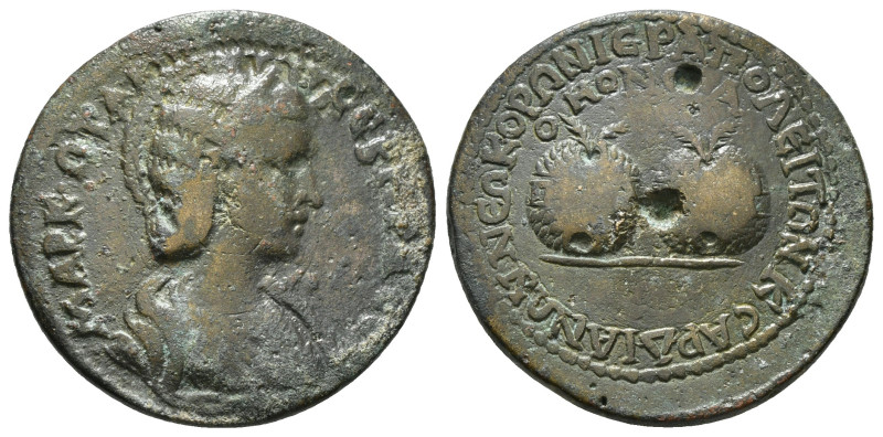 PHRYGIA. Hierapolis. Otacilia Severa (Augusta, 244-249). Ae. Homonoia with Sardi...