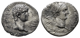 KINGS OF PONTUS. Polemo II with Nero (38-64). Drachm. Dated RY 19 (56/7).
Obv: ETOYC ΘI.
Laureate head of Nero right 
Rev: BACIΛЄωC ΠOΛЄMωNOC.
Diademe...