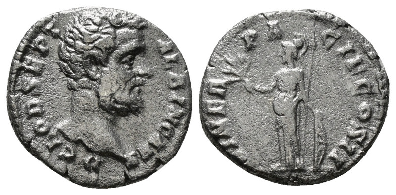 CLODIUS ALBINUS (Caesar, 193-195). Denarius. Rome.
Obv: D CLOD SEPT ALBIN CAES.
...
