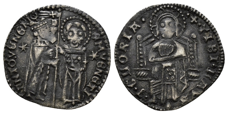 Medieval & World coins ITALY, Venice. 1300-1400 AR grosso Silver
1,87 g - 21,70 ...