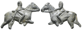 Lead, soldier on horseback 
38,80 g - 49 mm