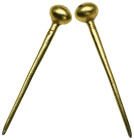 Antiquities 
Greco-Roman gold plated silver hair pin
10,93 g - 69,63 mm