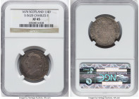 Charles II 1/4 Dollar 1676 XF45 NGC, S-5620. HID09801242017 © 2024 Heritage Auctions | All Rights Reserved www.HA.com/TexasAuctioneerLicenseNotice