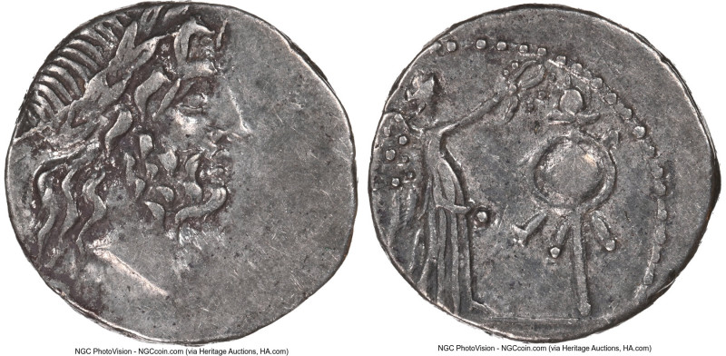 Cn. Lentulus Clodianus (ca. 88 BC). AR quinarius (14mm, 5h). NGC Choice VF. Rome...