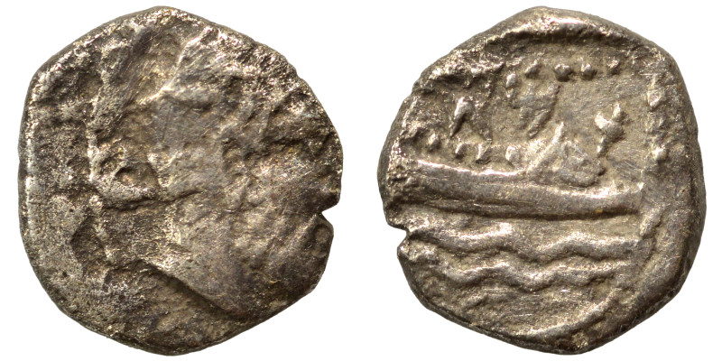 PHOENICIA. Arados. Uncertain king. Circa 400-384 BC. 1/16 Shekel (silver, 0.78 g...