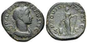 Severus Alexander (222-235). Æ Sestertius (30mm, 21.37g, 2h). Rome, AD 231-235. IMP ALEXANDER PIVS AVG, laureate, draped and cuirassed bust to r. R/ P...