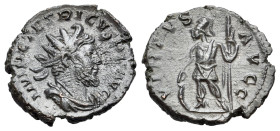 Tetricus I (271-274). Antoninianus (19mm, 3.16g, 12h). Treveri, 272-273. Radiate, draped and cuirassed bust of Tetricus I to r.. R/Virtus standing fai...