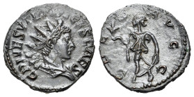 Tetricus II (273-274). Antoninianus (18mm, 2.72g, 12h). Cologne, 274. Radiate, draped and cuirassed bust of Tetricus II to r. R/ Spes advancing l., ho...