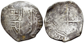 Mexico. Felipe IV. King of Spain (1621-1665). AR 8 Reales (37mm, 24.30g, 6h). Cob coinage. Mexico City mint; uncertain assayer. Struck 1621-1665. Crow...