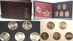 CANADA. British Columbia - Chinese Dynasties Series, 5 x 1 Dollar 1978, Cu-Ni, RARE! 100 ex. UNC