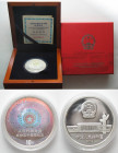 CHINA. 10 Yuan 2004, NATIONAL PEOPLE'S CONGRESS, silver, Proof, hologram