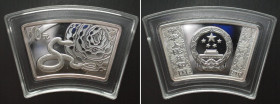 CHINA. 10 Yuan 2013 Lunar YEAR OF THE SNAKE 1 oz silver BU with COA