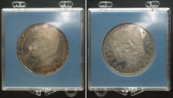 CZECHOSLOVAKIA. 50 Korun 1971, PAVOL ORSZAGH HVIEZDOSLAV, silver, Proof
