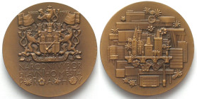 CZECHOSLOVAKIA ND(1976) PRAGUE, Bronze medal by Z. Kolarsky, 70mm