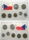 CZECHOSLOVAKIA 1981 MINT SET BU, scarce!