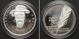CZECH REPUBLIC. 200 Korun 2003, Jaroslav Vrchlicky, silver Proof