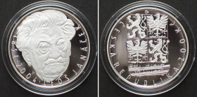 CZECH REPUBLIC. 200 Korun 2004, Leos Janacek, silver Proof