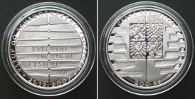 CZECH REPUBLIC. 200 Korun 2007, Entry into the Schengen Area, silver Proof