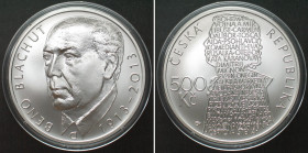 CZECH REPUBLIC. 500 Korun 2013, Beno Blachut, silver BU