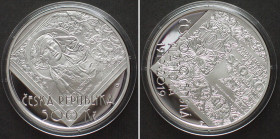 CZECH REPUBLIC. 500 Korun 2019, 100th Ann. Czechoslovak Money, silver, Proof