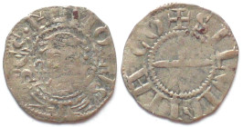 BOURBONNAIS - PRIORSHIP OF SOUVIGNY Denier anonymous 1180-1213 silver, VF-XF