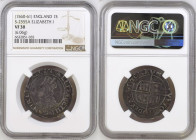 GREAT BRITAIN. Shilling ELIZABETH I Second Issue 1560-61 Martlet London mint silver, NGC VF 30.