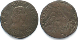 MODENA Giorgino ND FRANCESCO I d'ESTE 1629-1658 billon VF