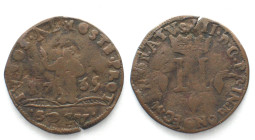 MONACO. Dardenna (8 Deniers) 1735, Honore III, copper, VF