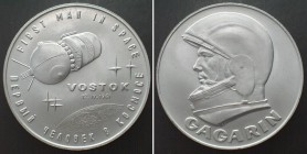 RUSSIA - USSR Medal (1991) VOSTOK / GAGARIN FIRST MAN IN SPACE titanum 40mm