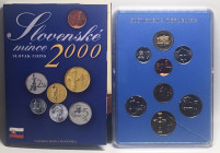 SLOVAKIA 2000 BU Mint set