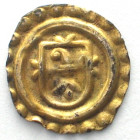 BASEL - CITY OF BASEL. Rappen, 17th century, billon, gilt, XF