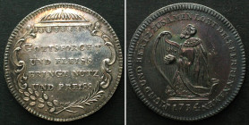 BERN Psalmpfennig of 1/2 Thaler 1734 silver UNC-!