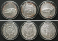 International Set 1986, 100 YEARS OF AUTOMOBILE, Vietnam, Cuba, Afghanistan