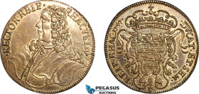 Ragusa, Tallero 1747, Silver, (28.73g), Dav-1637, Old cabinet toning, AU, Rare!