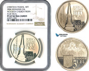 Romania, 5 Lei 2006, Church of Ieud-Deal, Silver, Schäffer/Stambuliu-P-618.2, NGC PF67 Ultra Cameo