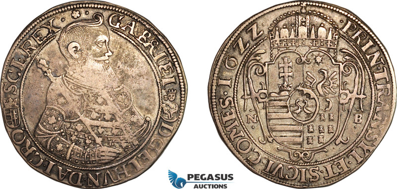 Transylvania (Siebenbürgen), Gabriel Bethlen, Taler 1622 NB, Nagybanya (Baia Mar...