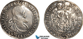 Transylvania (Siebenbürgen), Gabriel Bethlen, Taler 1622 NB, Struck with 10 Ducats dies!, Nagybanya (Baia Mare) Mint, Silver (28.01g), Dav-4714, Resch...