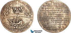 Transylvania (Siebenbürgen), Georg Banfi von Losontz, 1/2 Medallic Taler 1709, On the death of the Imperial Governor of Transylvania (Siebenbürgen), G...