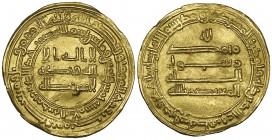 ABBASID, AL-MU‘TADID (279-289h) Dinar, Madinat al-Salam 285h Weight: 3.89g Reference: Bernardi 211Jh Minor marks, good very fine

Estimate: GBP 600 ...