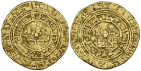 FATIMID, AL-HAKIM (386-411h) Dinar, Tabariya 394h Weight: 3.97g Reference: cf Nicol 1015 [395h] Very good and excessively rare, apparently unpublished...