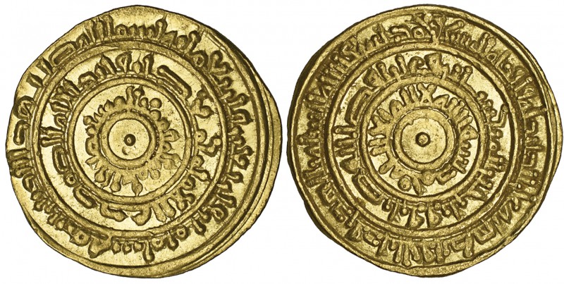 FATIMID, AL-MUSTANSIR (427-487h) Dinar, Barqa 448h Weight: 4.17g Reference: Nico...