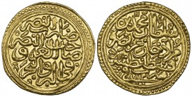 OTTOMAN, MEHMED II (SECOND REIGN, 855-886h) Sultani, Qustantaniya 882h Weight: 3.54g Reference: Pere 79 Extremely fine with some lustre and very rare....