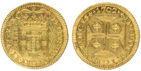 D.Pedro II - Moeda (4000 Réis) 1702, Soberba, A.G:99.12, 10,71gr